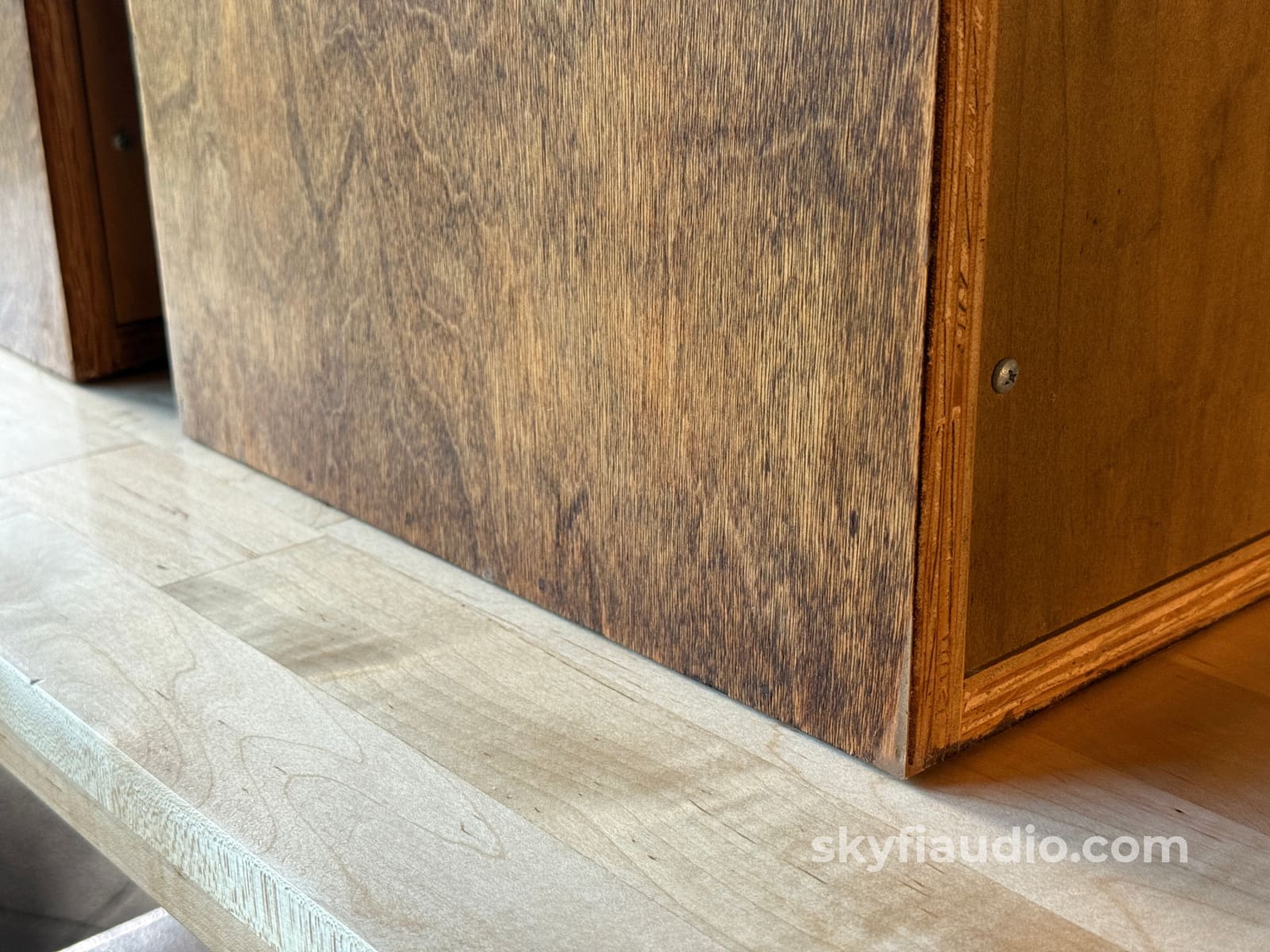 Klipsch Heresy 1.5 HBR Raw Birch w/ Rustic Oil Patina 1982 Consecutive Serials Speakers