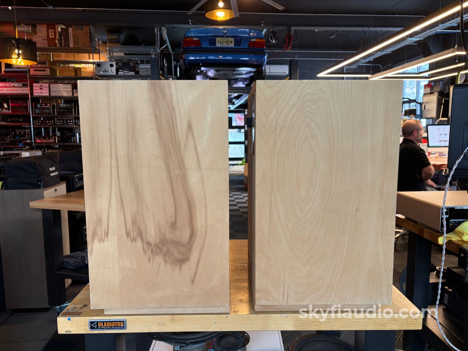 Klipsch Heresy I HBR - Lightly Sanded Original Finish Speakers