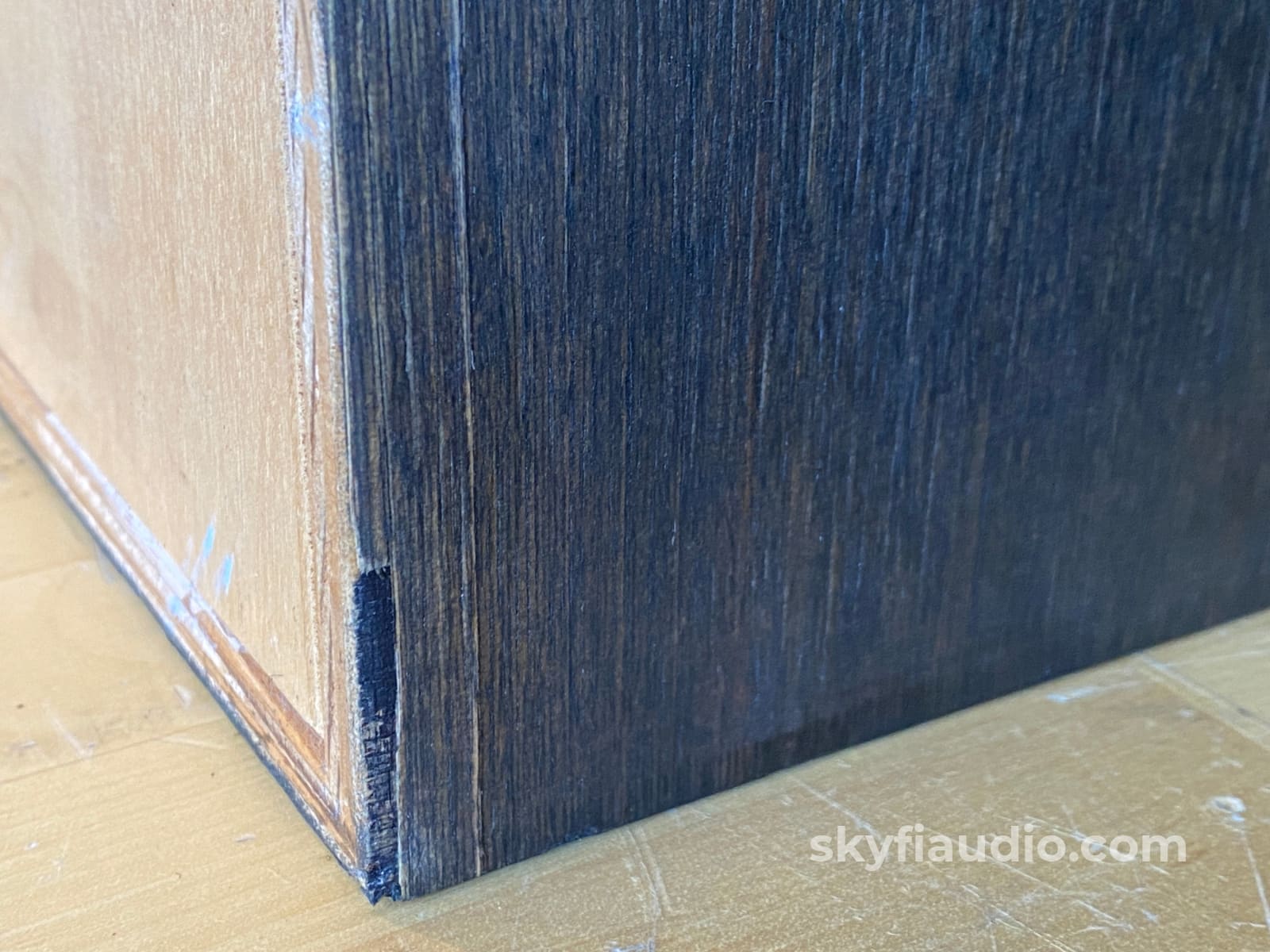 Klipsch Heresy Ii Vintage Speakers - Distressed Birch Espresso Finish One Of A Kind