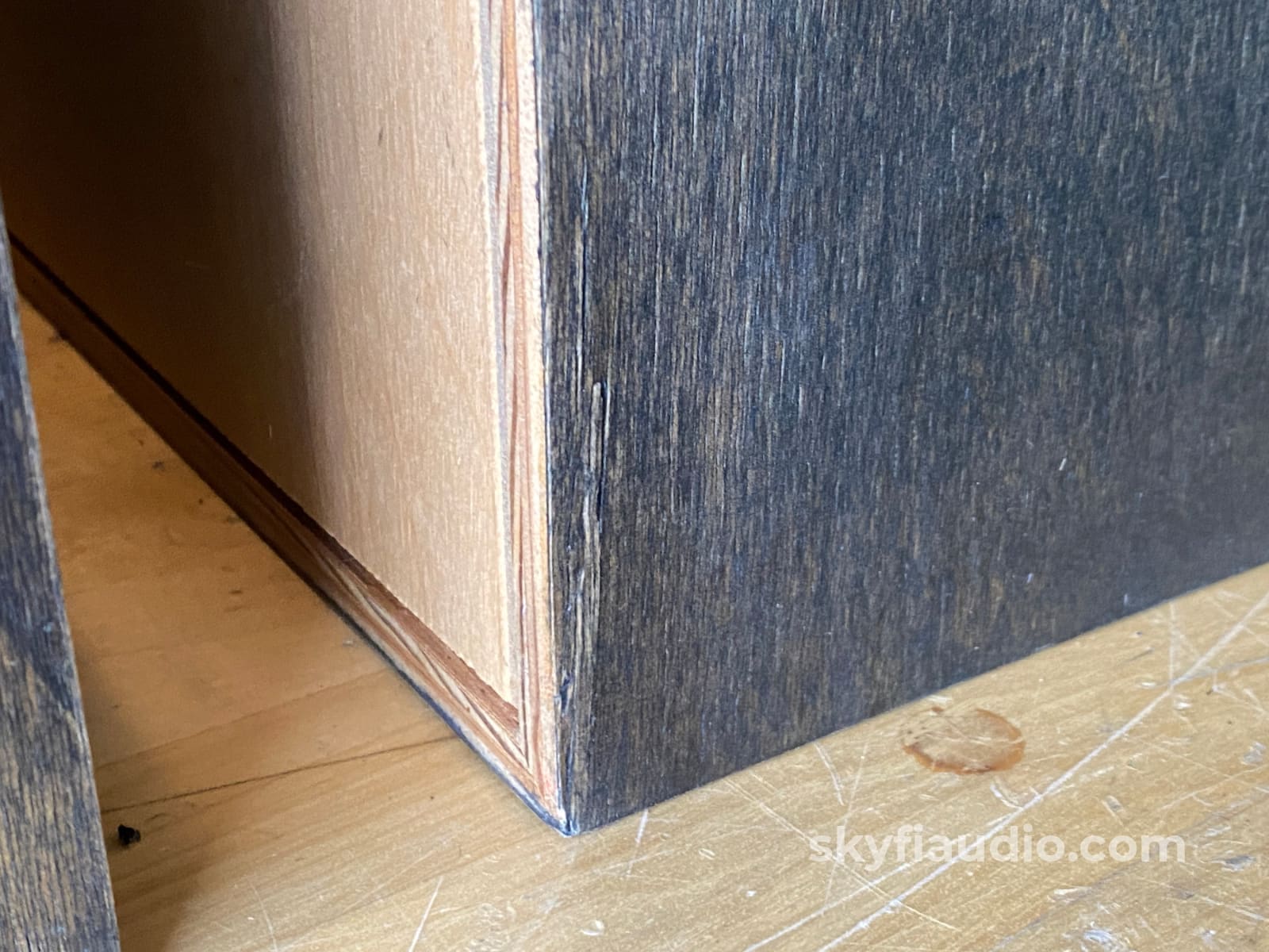 Klipsch Heresy Ii Vintage Speakers - Distressed Birch Espresso Finish One Of A Kind