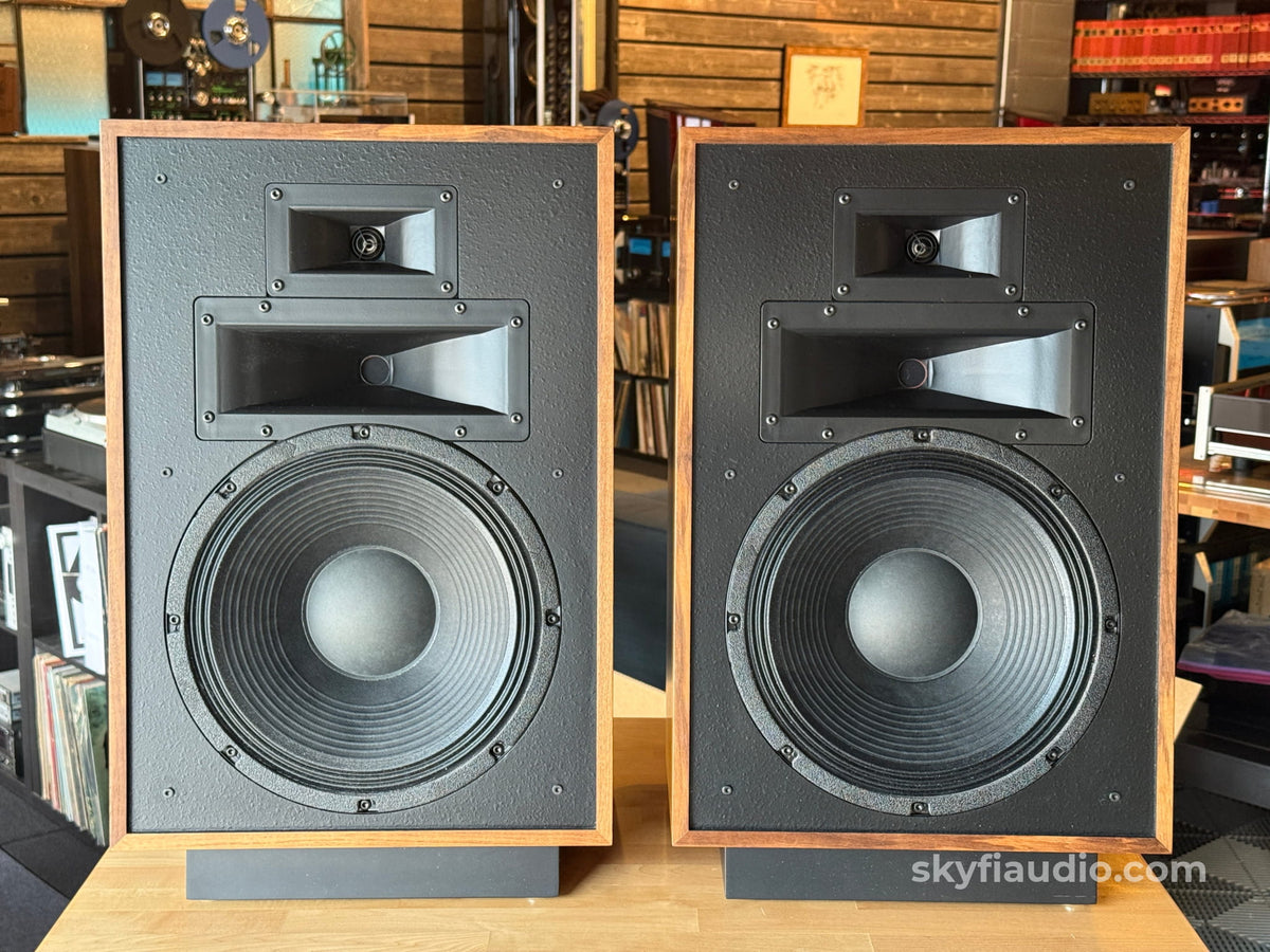 Klipsch Heresy IV Speakers American Walnut- Pre-Loved - Speakers