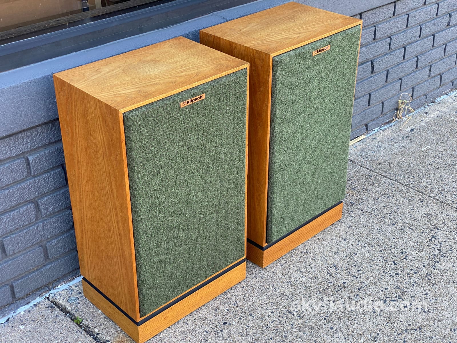 Klipsch Kg4 Vintage Speakers In Oak - Serviced