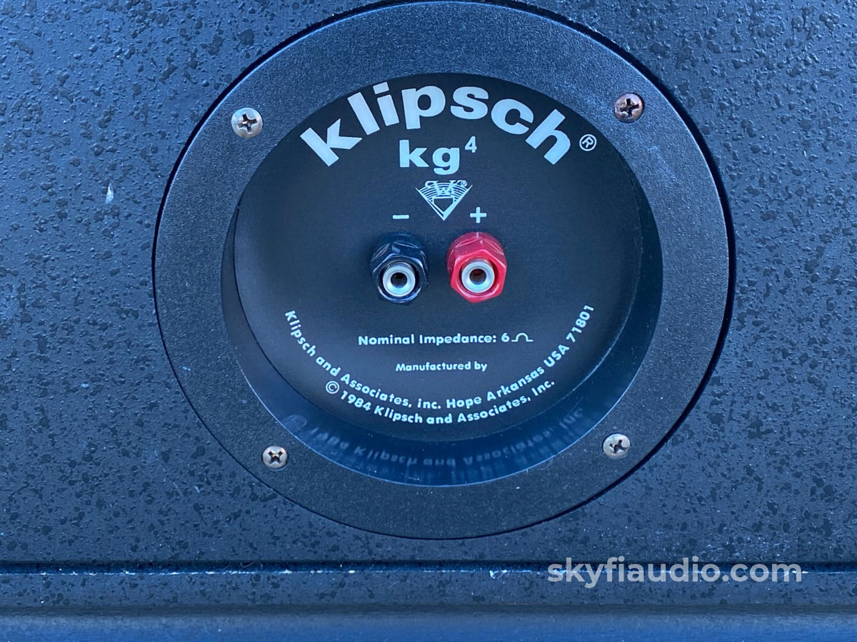 Klipsch Kg4 Vintage Speakers In Oak - Serviced