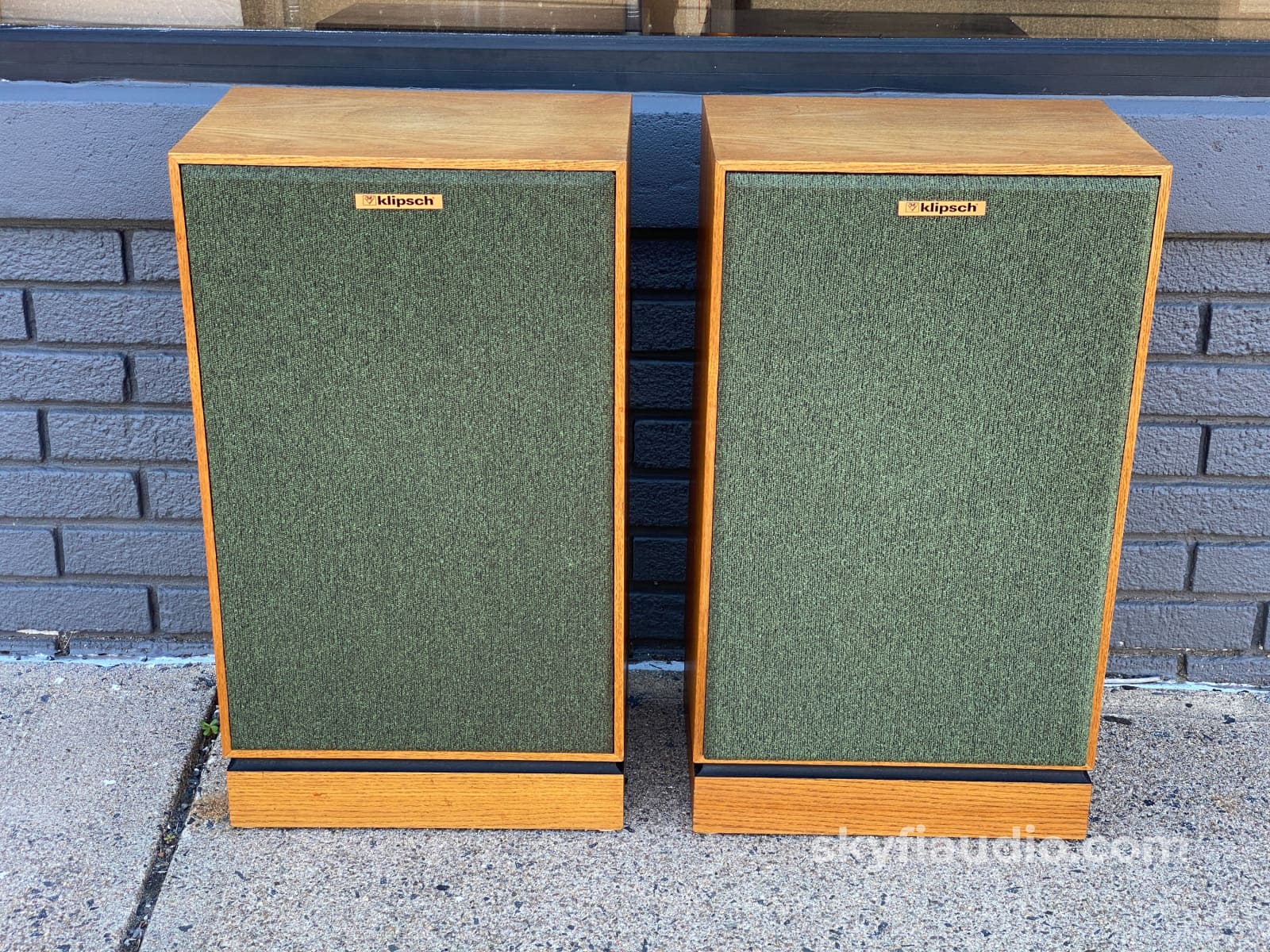 Klipsch Kg4 Vintage Speakers In Oak - Serviced