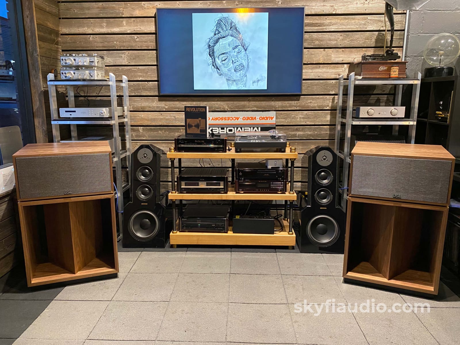 Klipsch La Scala Al5 Heritage Series Speakers In Walnut (Pair) - New Box