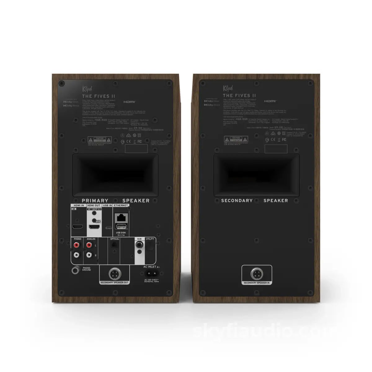 Klipsch ’The Fives’ Powered Speakers W/Phono HDMI ARC - NEW