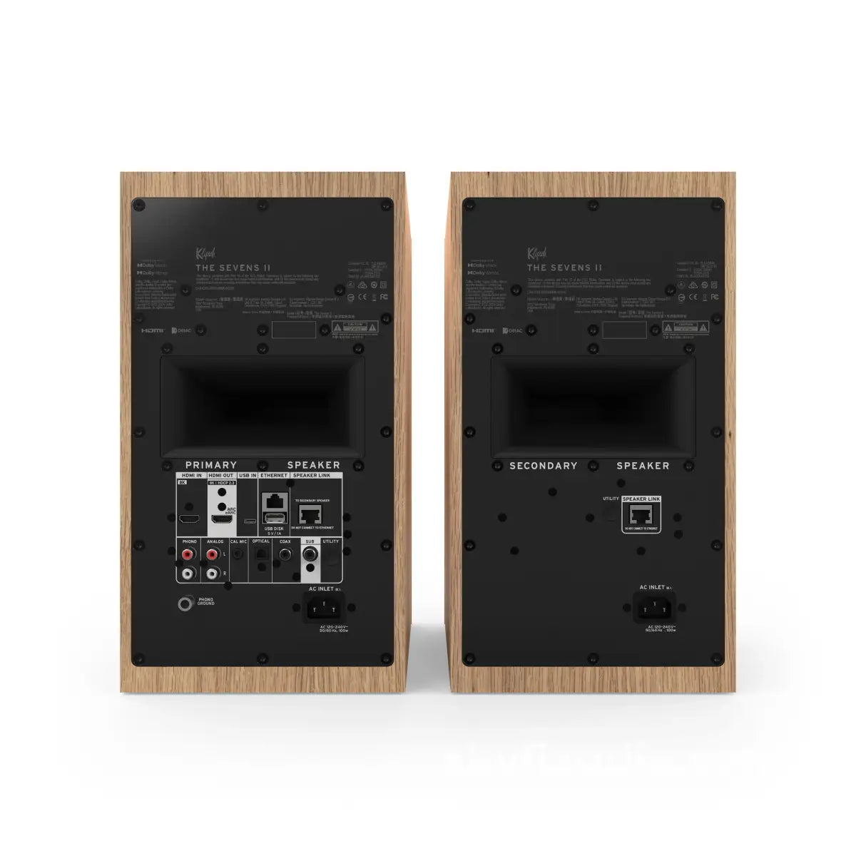 Klipsch ’The Sevens II’ Powered Speakers W/Phono and Streaming - NEW Speakers