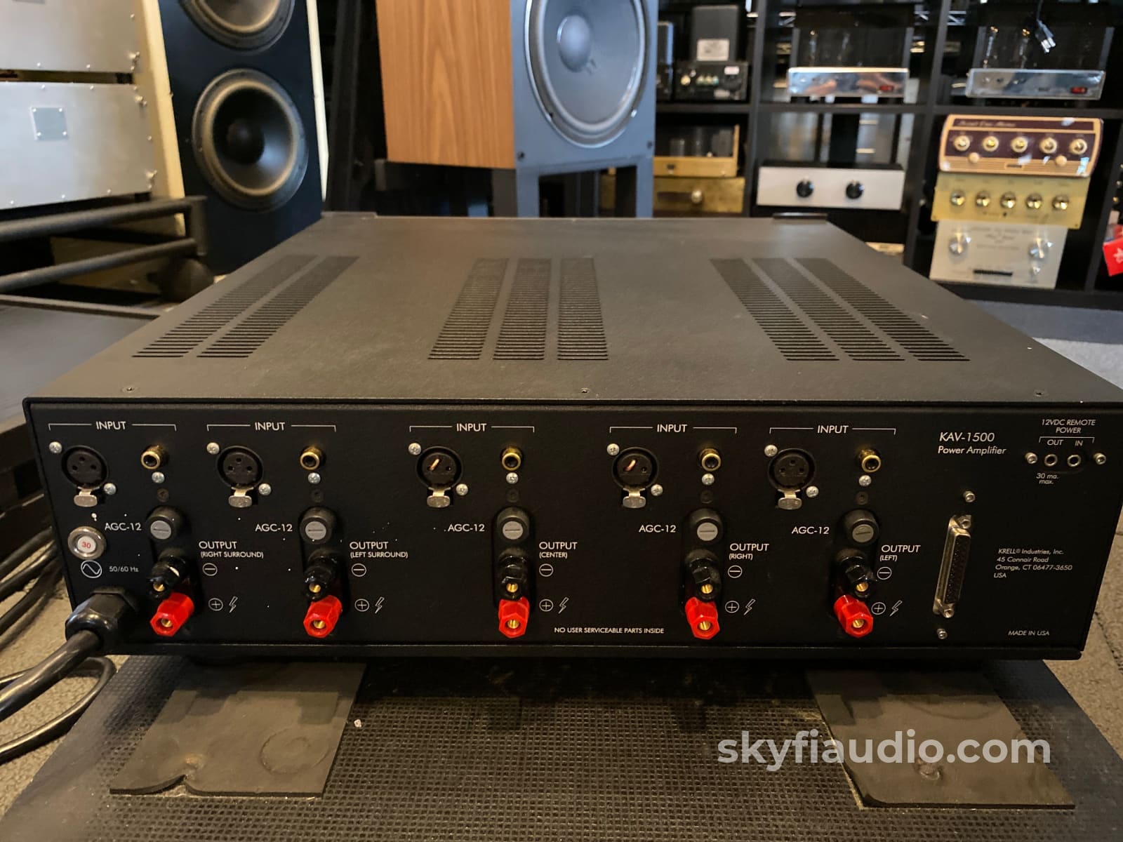 Krell Kav-1500 Five-Channel Home Theater Amplifier