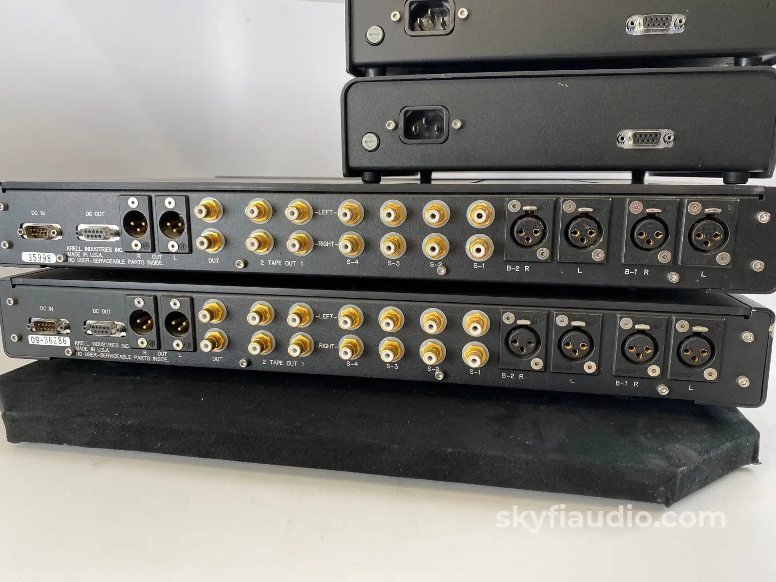 Krell Kbl Dual Mono Preamp Stack With Dual Power Supplies Preamplifier