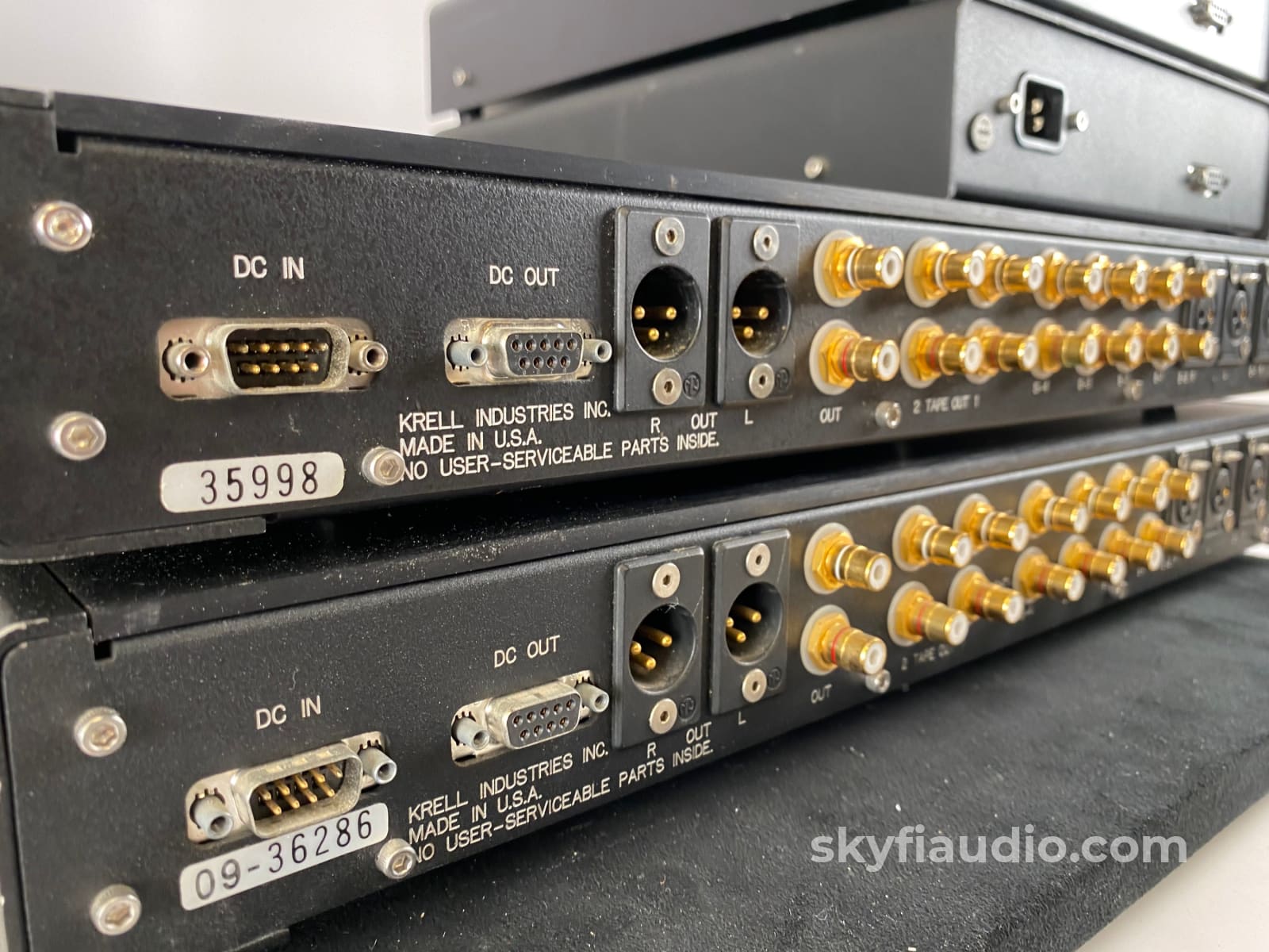 Krell Kbl Dual Mono Preamp Stack With Dual Power Supplies Preamplifier