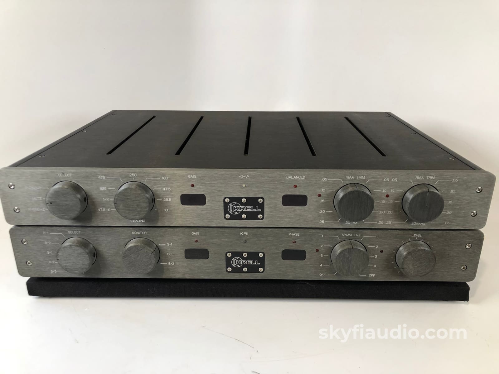 Krell Kbl + Kpa Preamp/Phono Preamp Combo With Power Supply - Stereophile Class A Duo Preamplifier