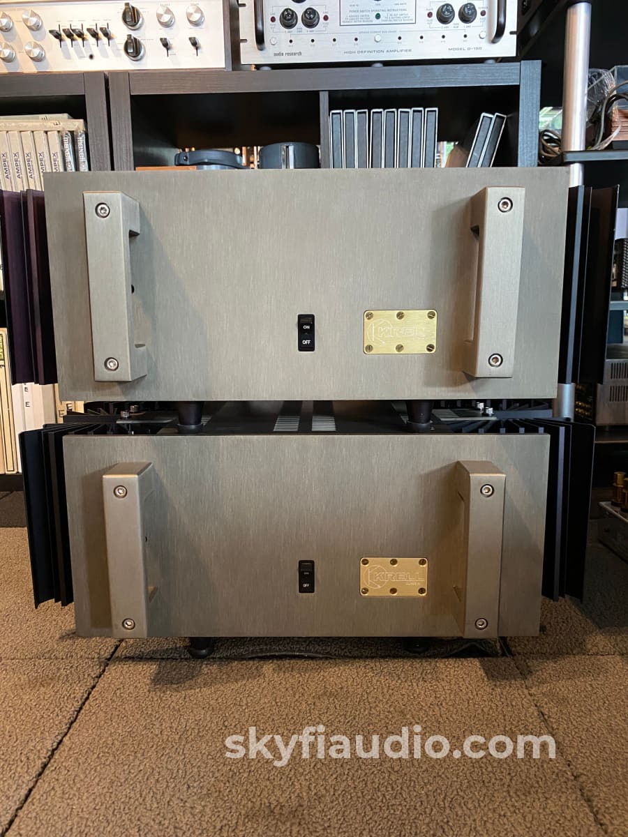 Krell Kma-160 Monoblock Amplifiers Pure Class A Power Amplifier