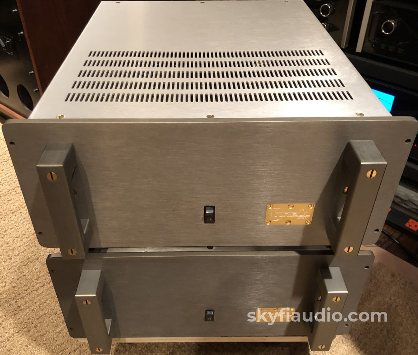 Krell Kma-200 Monoblock Solid State Power Amplifiers Class A Amplifier