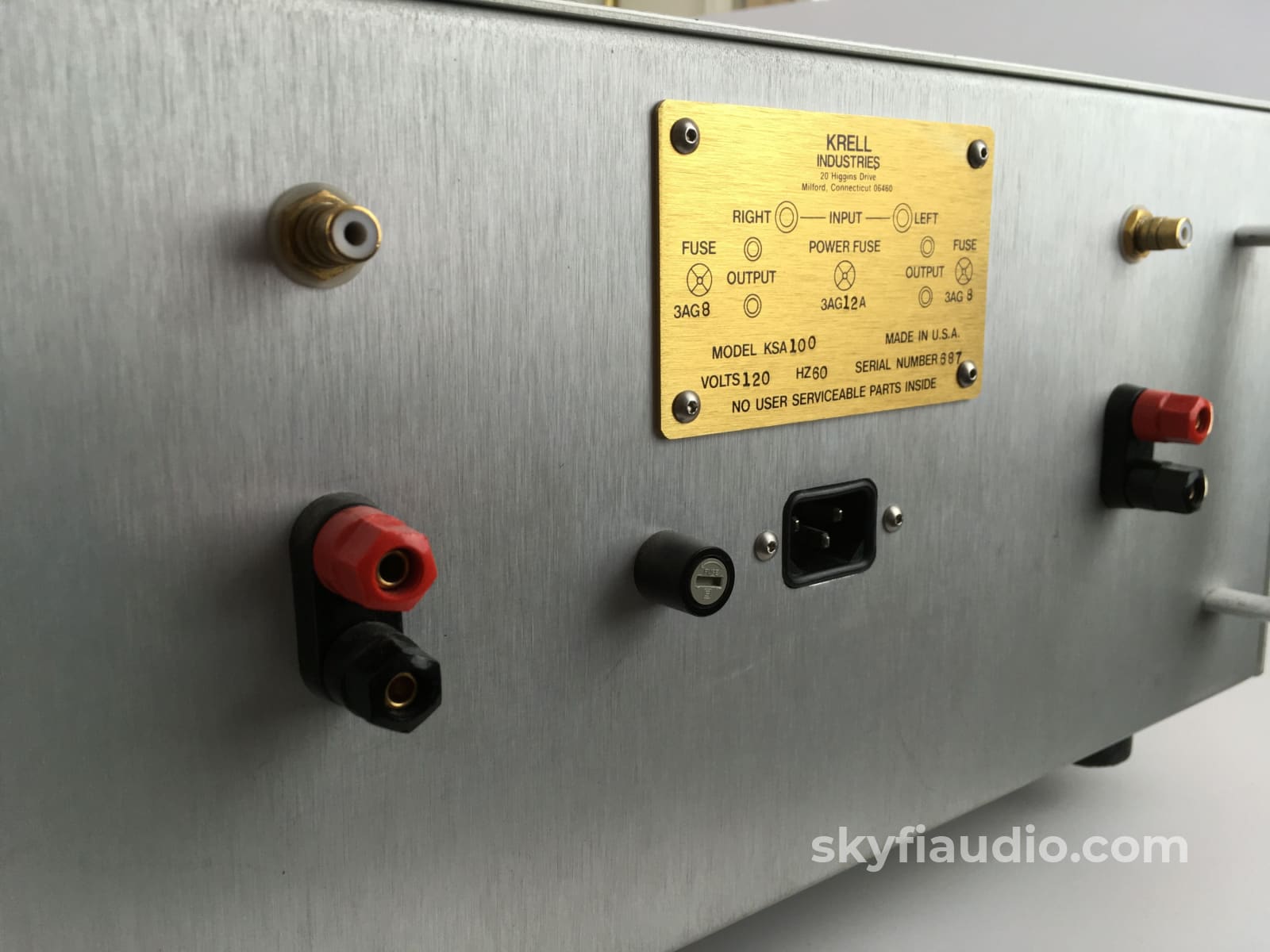 Krell Ksa-100 Mk-2 - Class A Stereo Solid State Amplifier