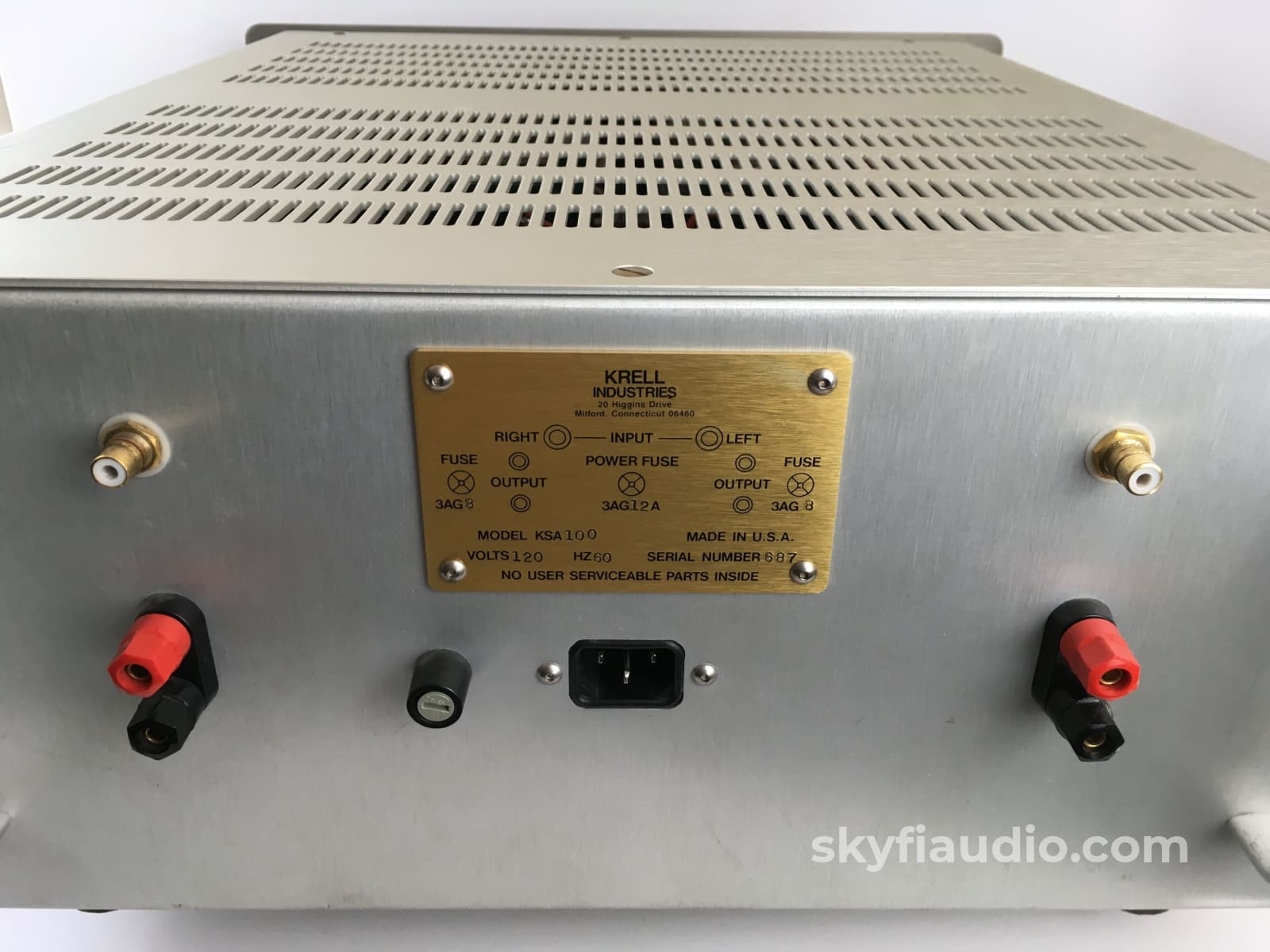 Krell Ksa-100 Mk-2 - Class A Stereo Solid State Amplifier