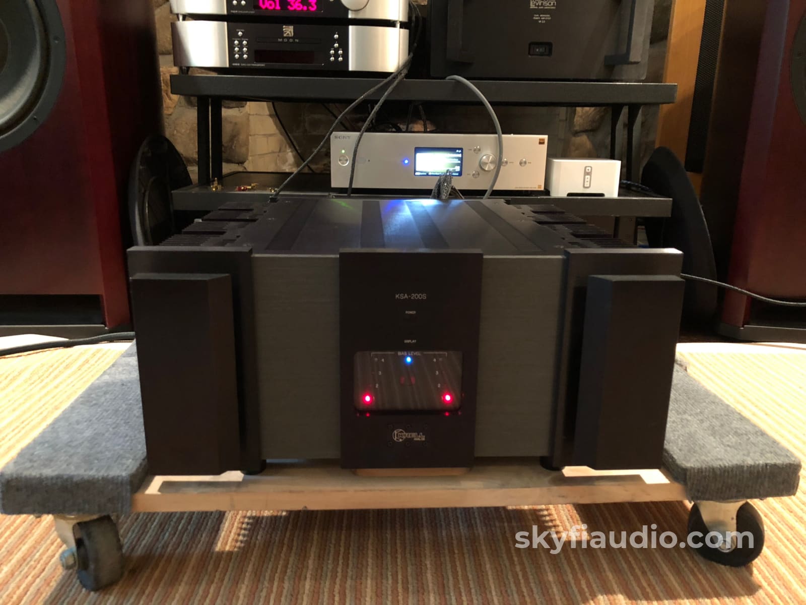 Krell Ksa-200S 200W Solid State Amplifier - Just Serviced And Perfect