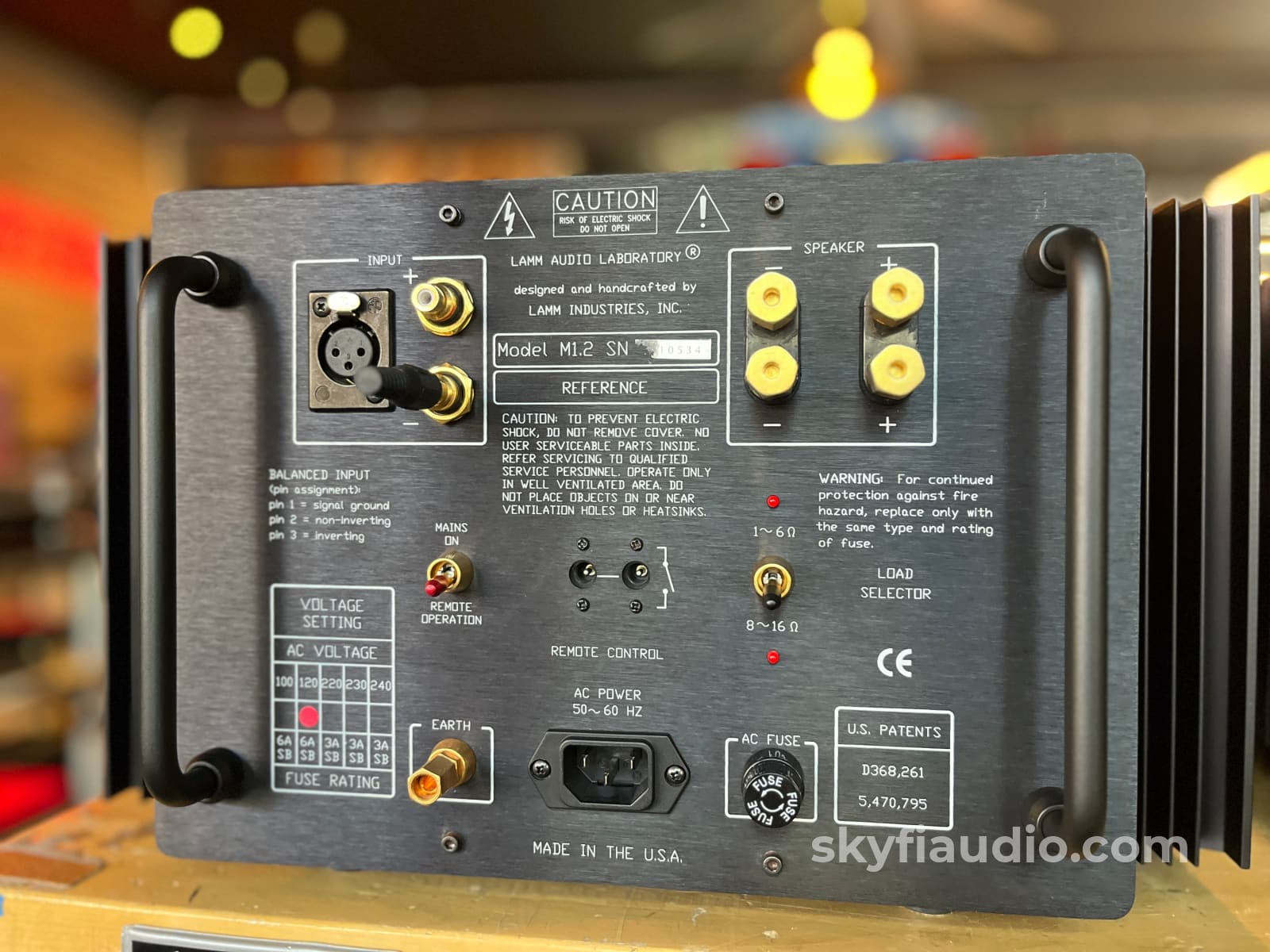 Lamm M1.2 Reference Monoblock Amplifier Pair Class A Tube / MOSFET Hybrid Amplifier