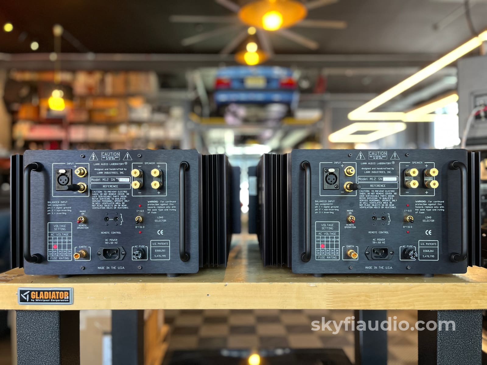 Lamm M1.2 Reference Monoblock Amplifier Pair Class A Tube / MOSFET Hybrid Amplifier