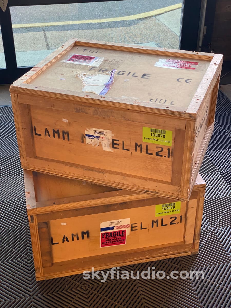 Lamm Ml2.1 Monoblock Tube Amplifiers Factory Service - Stereophile Class A Amplifier