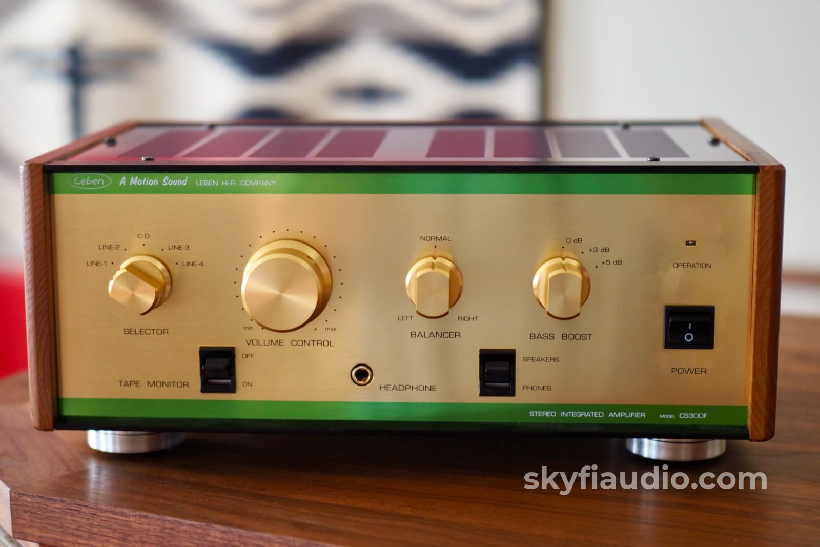 Leben CS-300F Tube Pre Main Amplifier - New - Pre Order Integrated Amplifier