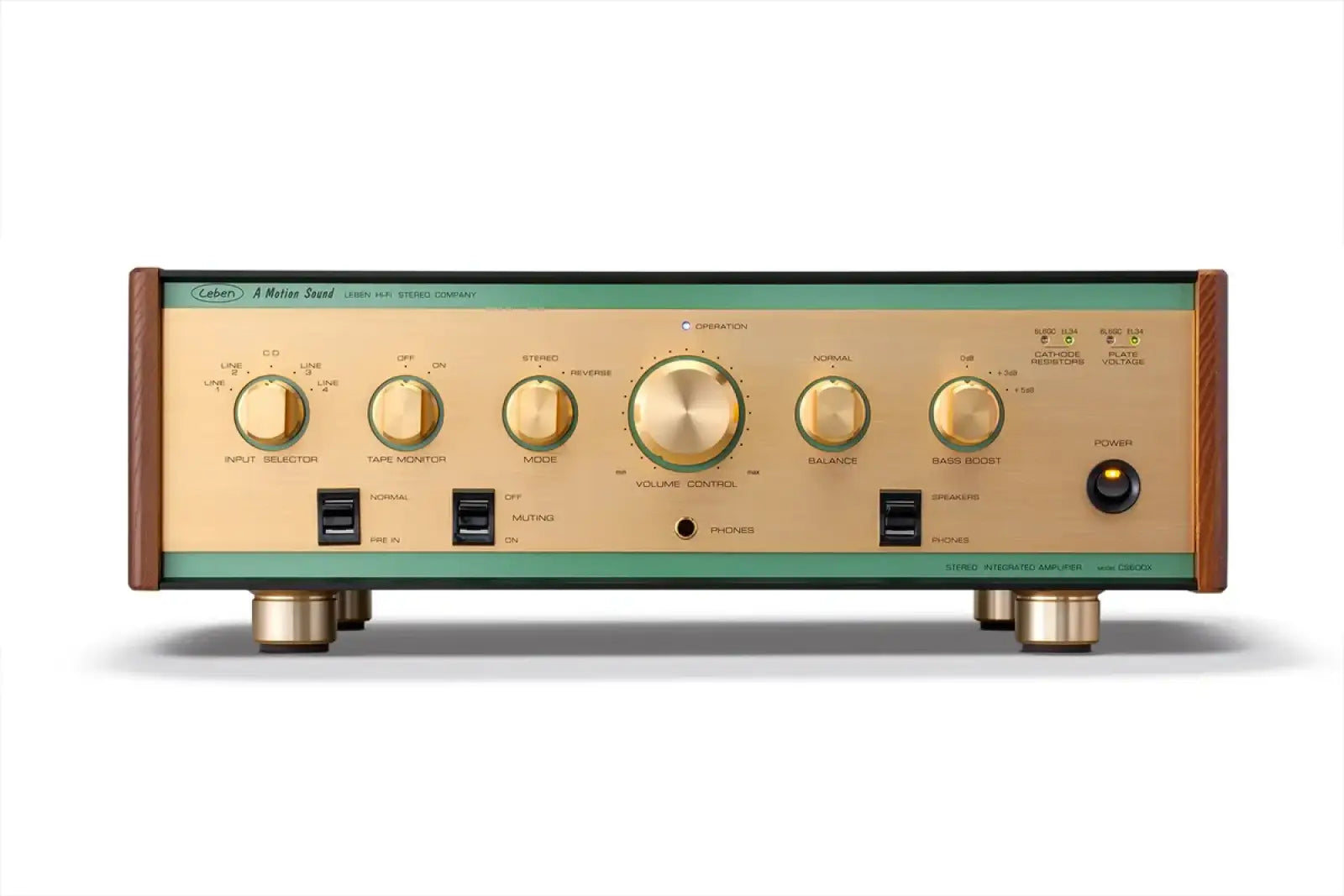 Leben Tube Pre Main Amplifier CS-600X - New - Pre Order Integrated Amplifier