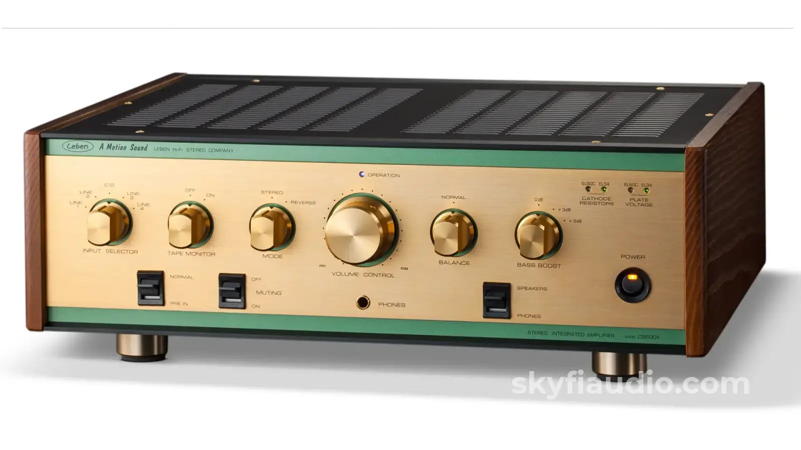 Leben Tube Pre Main Amplifier CS-600X - New - Pre Order Integrated Amplifier