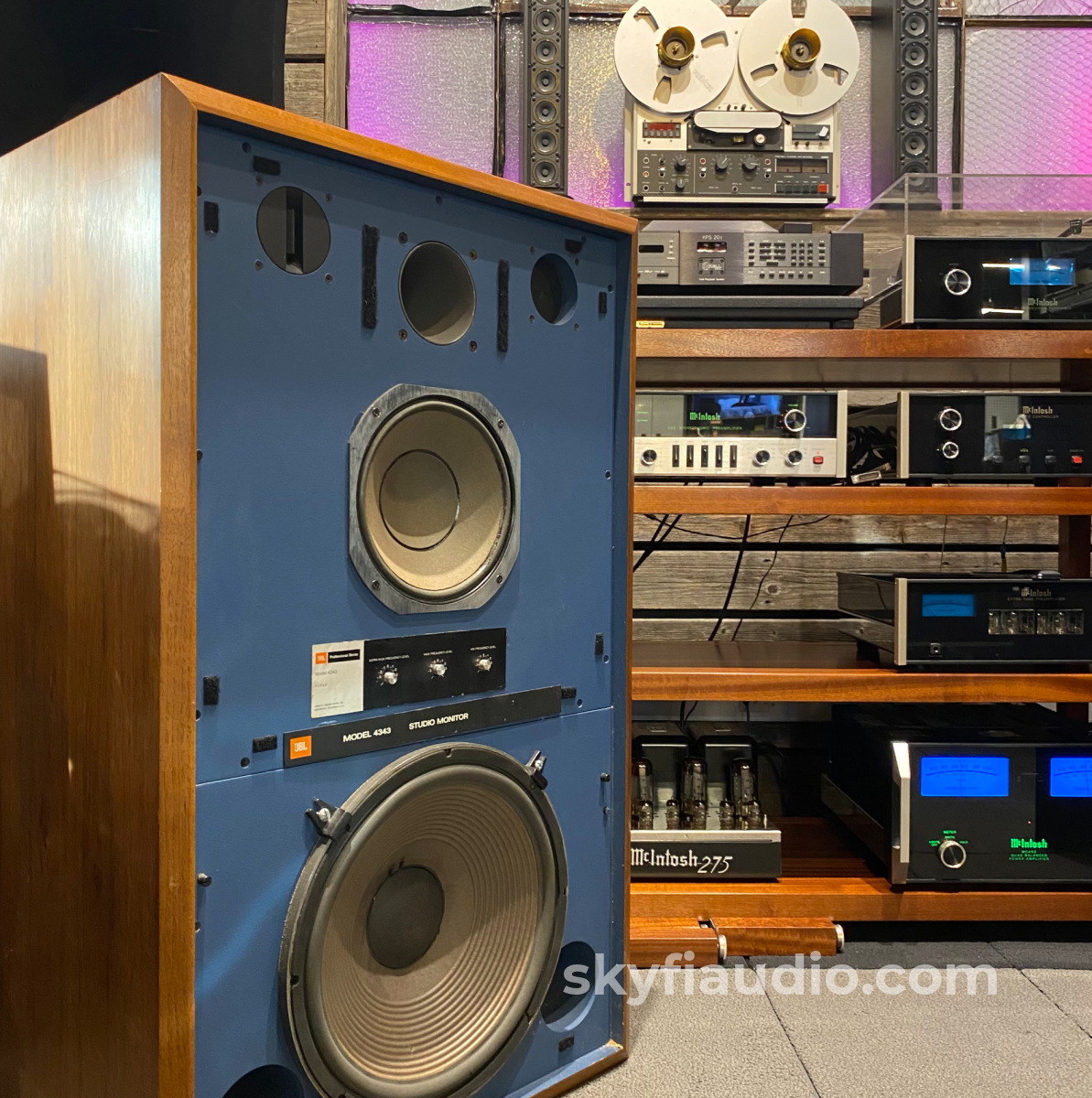 Legendary Jbl 4343 Studio Monitors Restored And Spectacular See Video Speakers