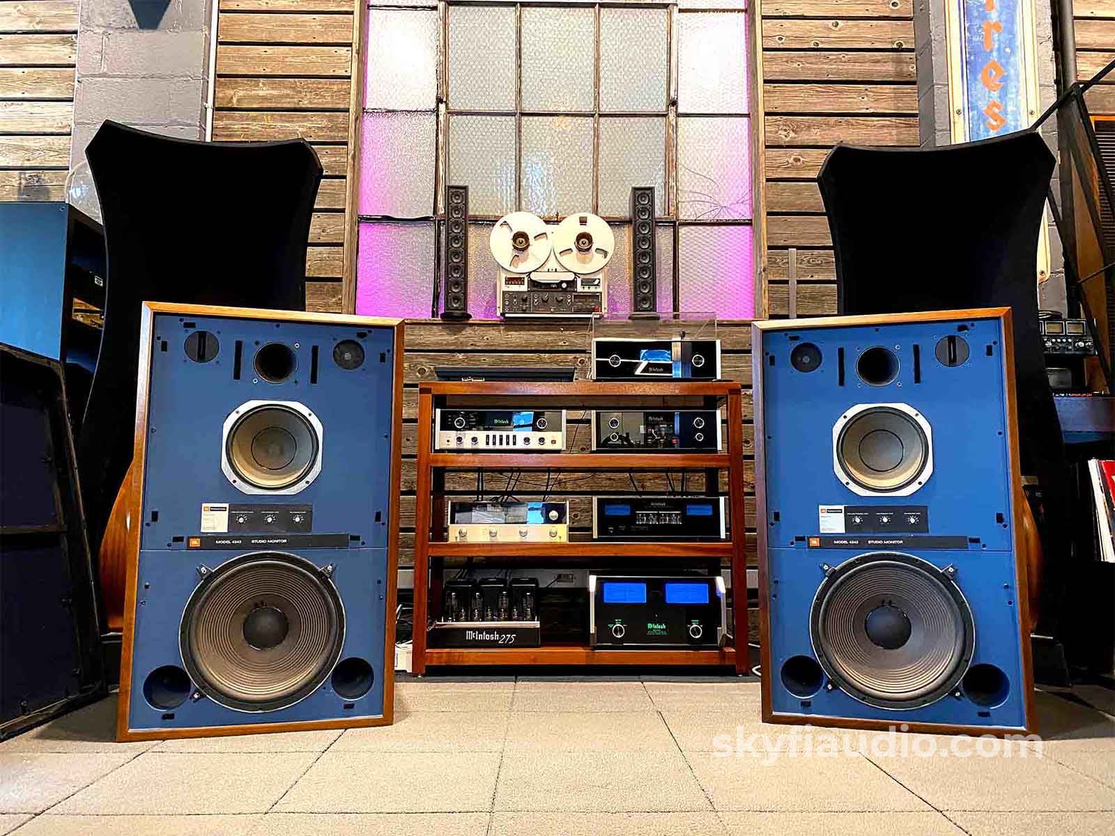 Legendary Jbl 4343 Studio Monitors Restored And Spectacular See Video Speakers