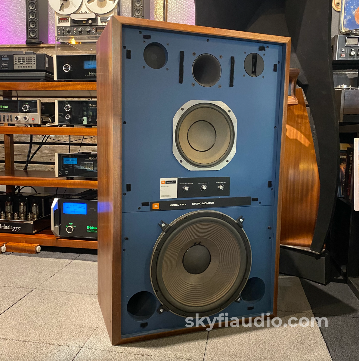 Legendary Jbl 4343 Studio Monitors Restored And Spectacular See Video Speakers