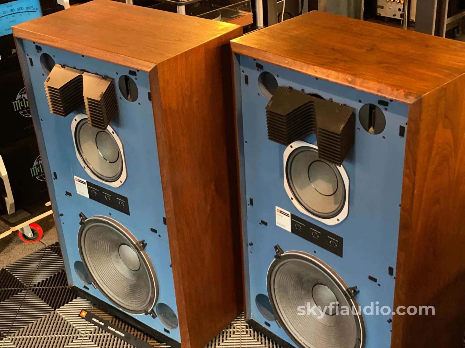 Legendary Jbl 4343 Studio Monitors Restored And Spectacular See Video Speakers