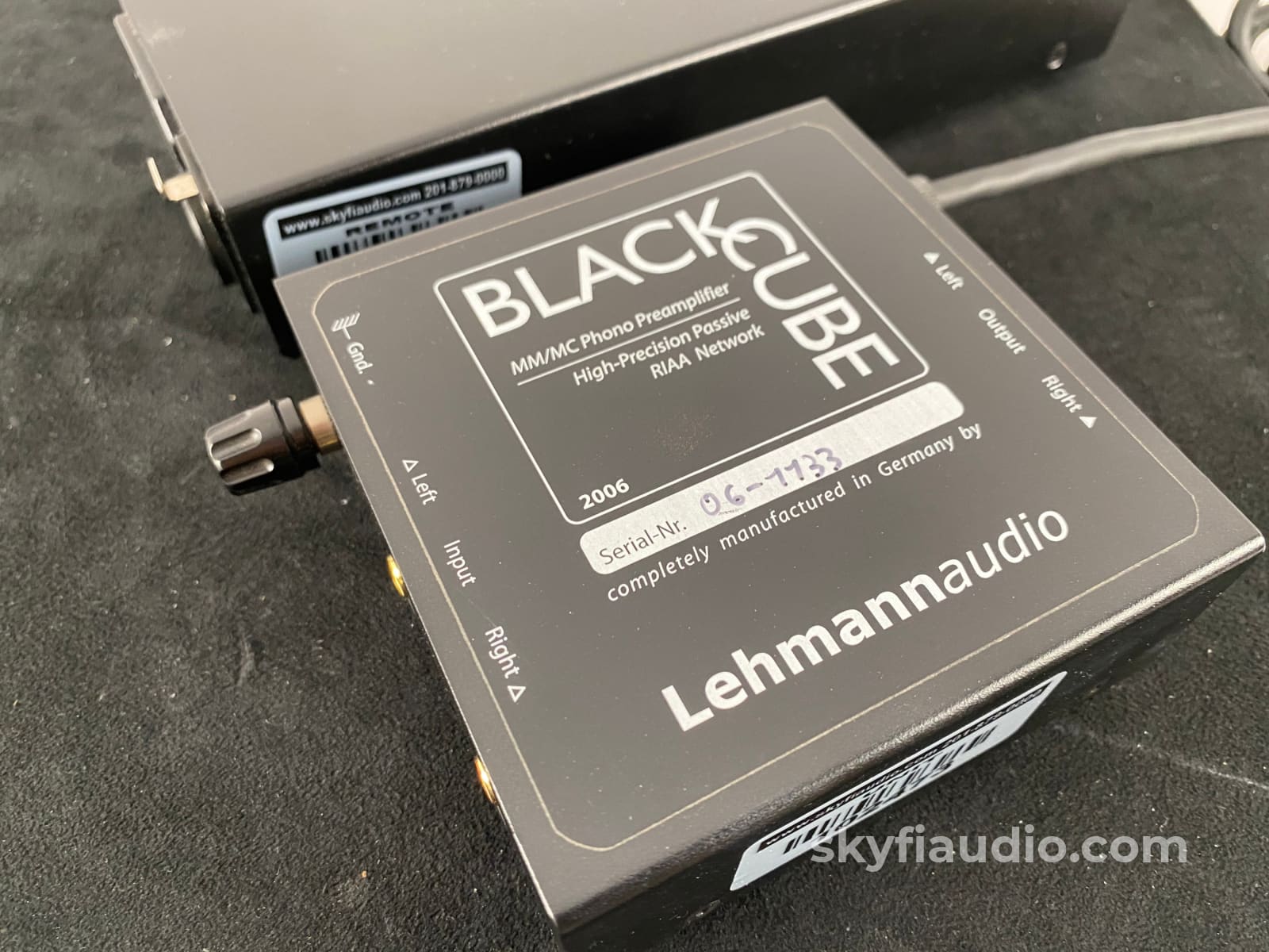 Lehmann Audio Black Cube Se Phono Preamplifier W/Pwx Upgraded Power Supply