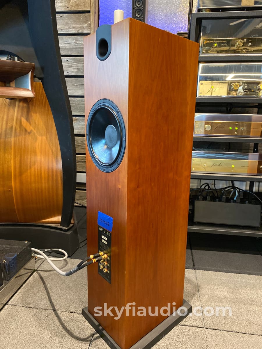 Linn Av 5140 Full-Range Floorstanding Speakers - Cherry Finish (1 Of 2)