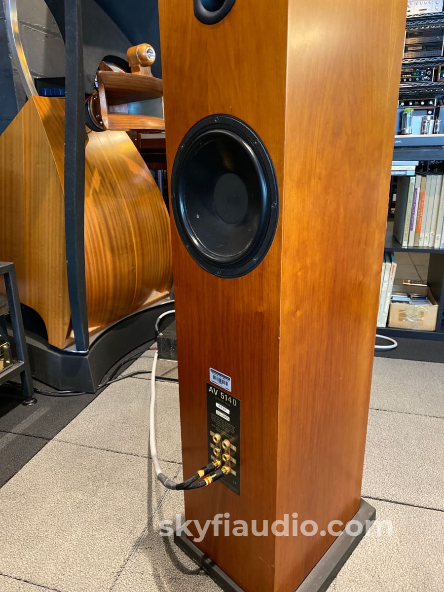 Linn Av 5140 Full-Range Floorstanding Speakers - Cherry Finish (1 Of 2)