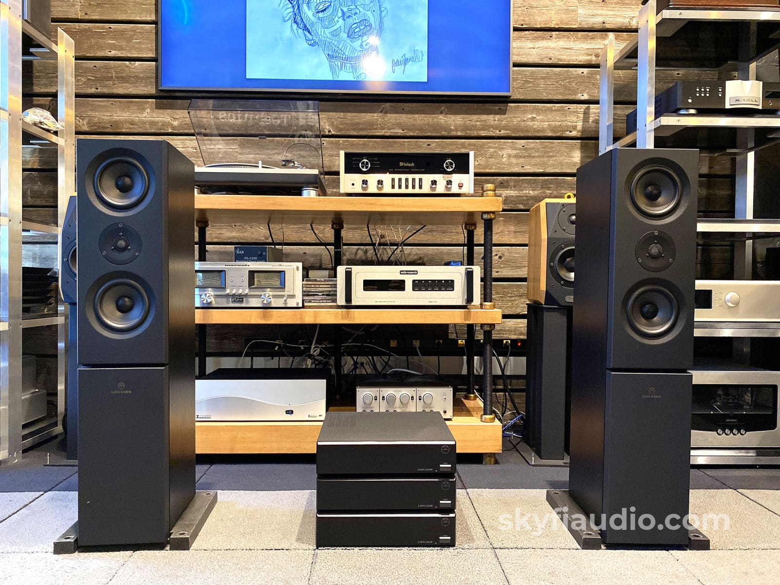 Linn Kaber Active Speakers With 3 X Lk-100 Amps And Crossover Cards