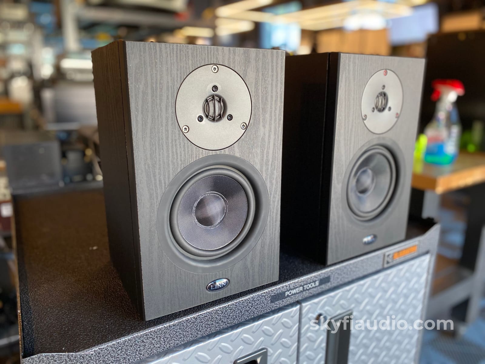 Linn Kan Iv Bookshelf Speakers In Black Finish