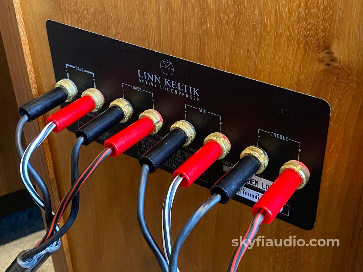 Linn Keltik Speakers + 4 Klout Amps W/ Aktiv Xo Cards