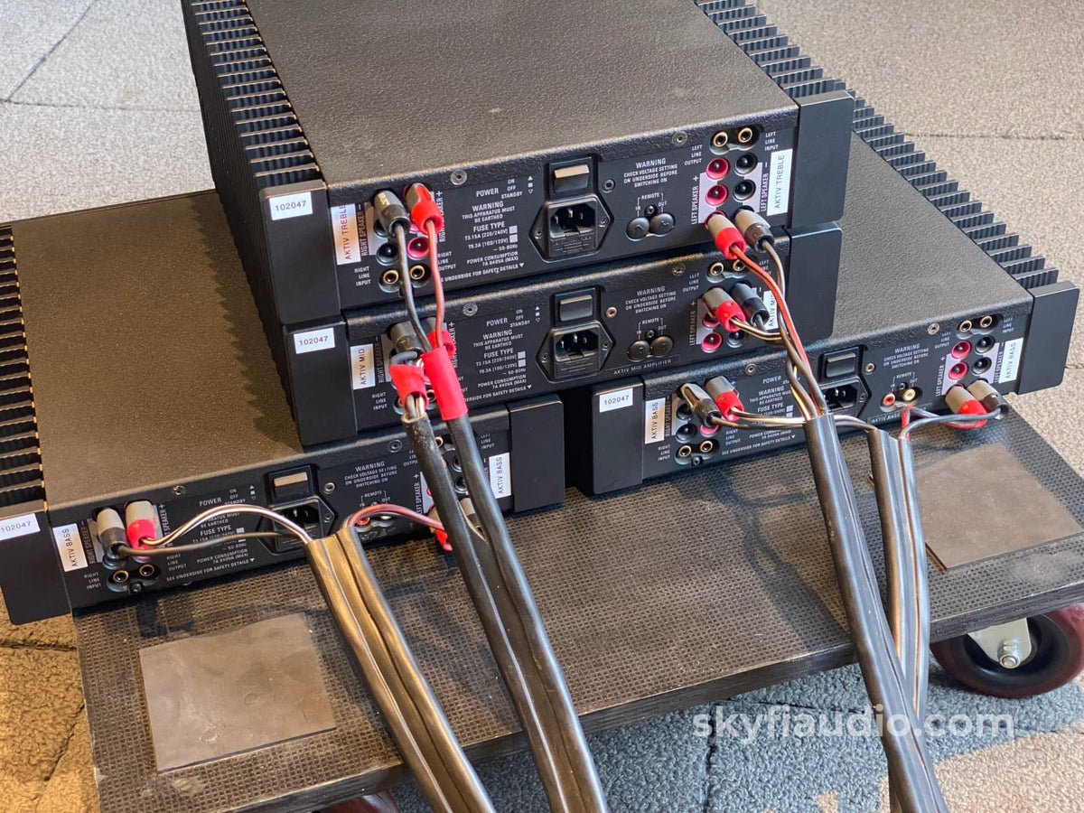 Linn Keltik Speakers + 4 Klout Amps W/ Aktiv Xo Cards