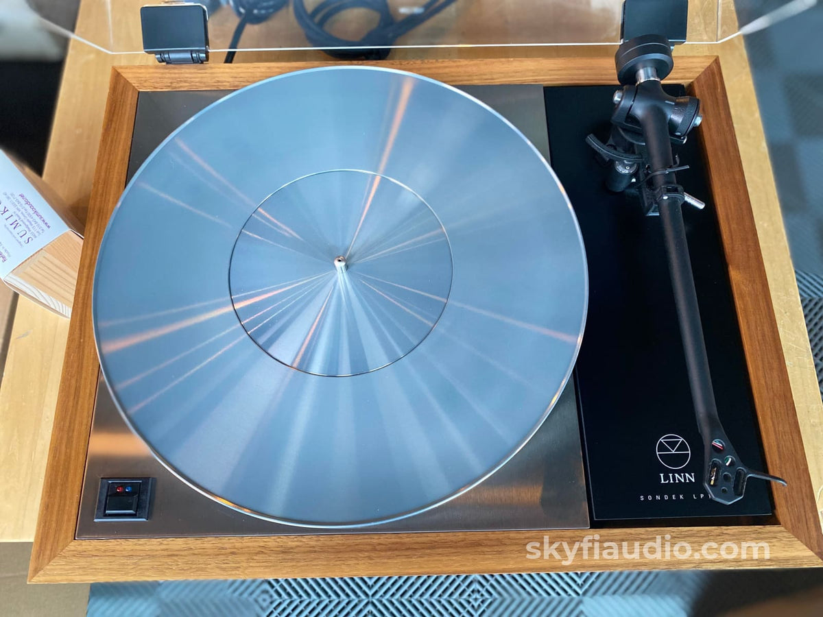 Linn Lp12 Transcription Table With Factory Lingo Power Supply And New Sumiko Mc Cartridge Turntable