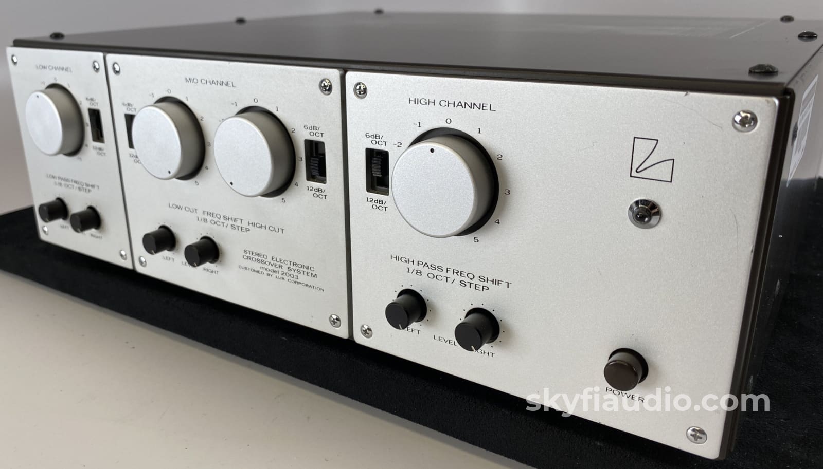 Luxman A-2003 Electronic Tube 3-Way Crossover - Very Rare! Accessory