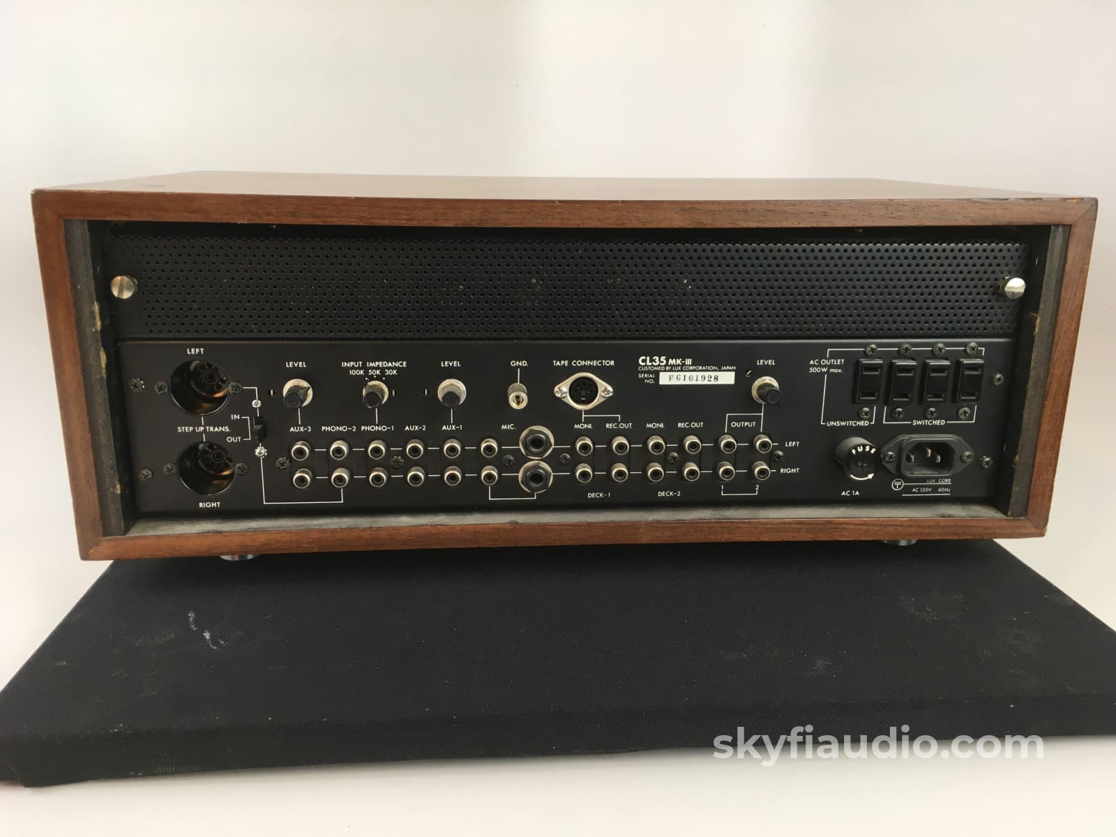 Luxman Cl-35 Mk-Iii All Tube Vintage Preamplifier - From Japan