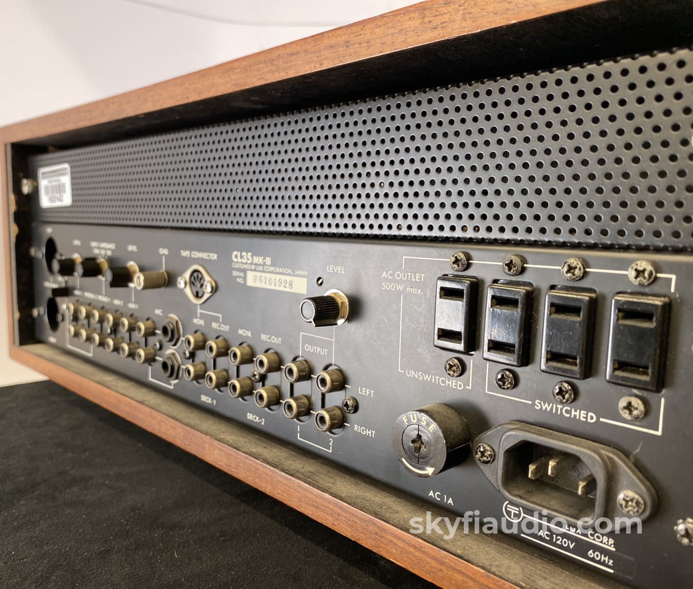 Luxman Cl35 Mkiii Vintage Tube Preamp Preamplifier