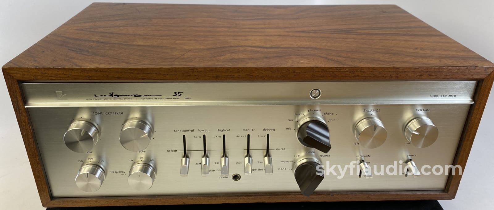 Luxman Cl35 Mkiii Vintage Tube Preamp Preamplifier