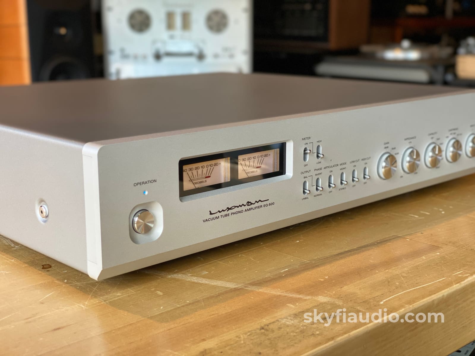 Luxman Eq-500 Tube Phono Preamplifier Mm-Mc - Wow