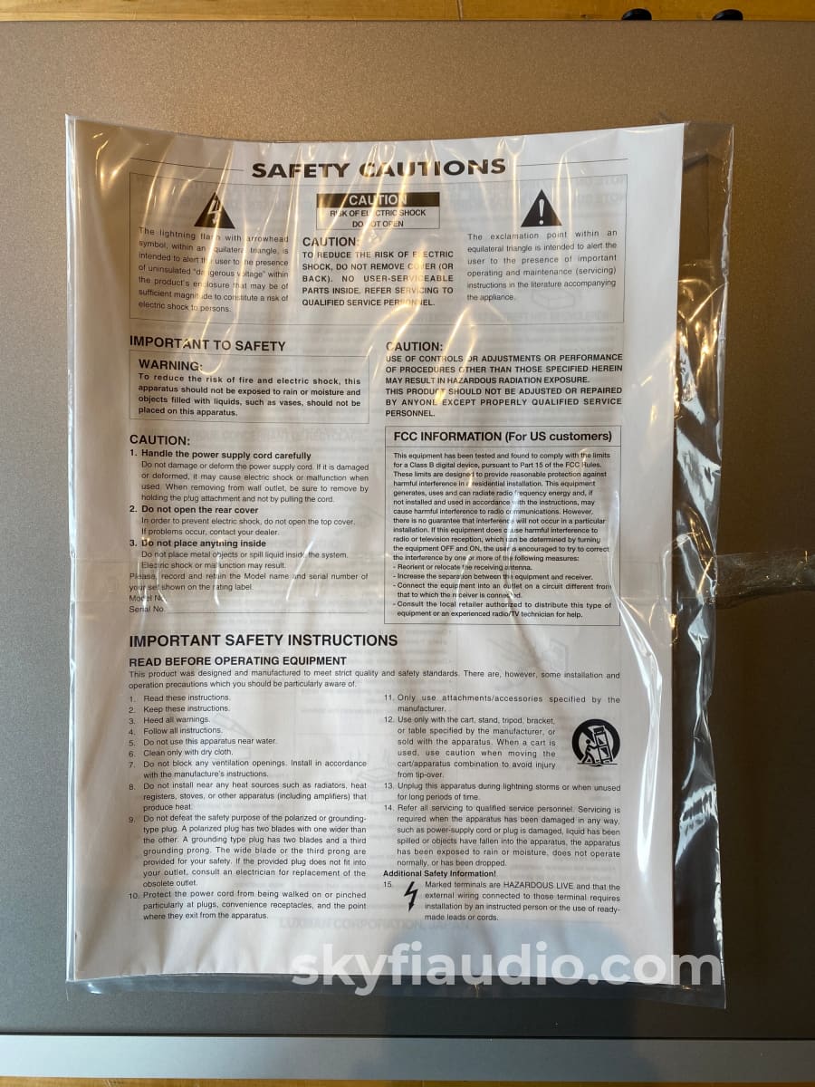 Luxman Eq-500 Tube Phono Preamplifier Mm-Mc - Wow