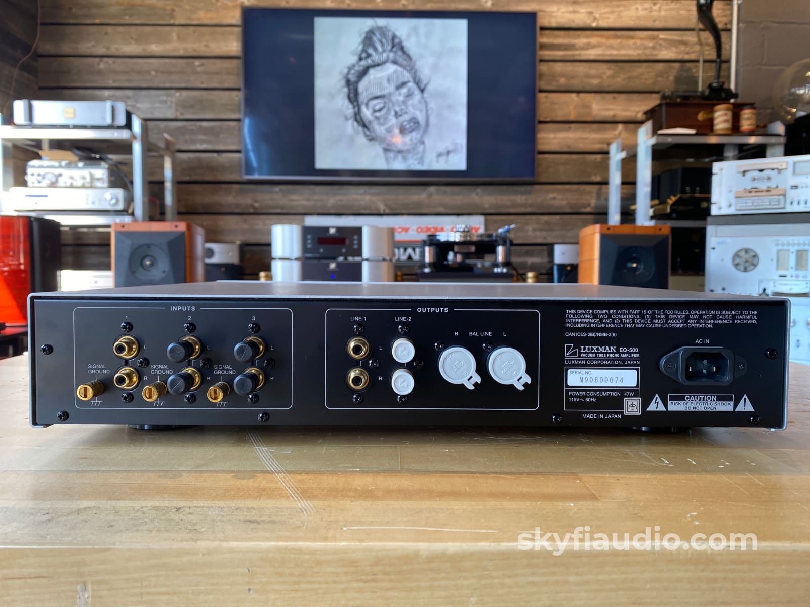 Luxman Eq-500 Tube Phono Preamplifier Mm-Mc - Wow