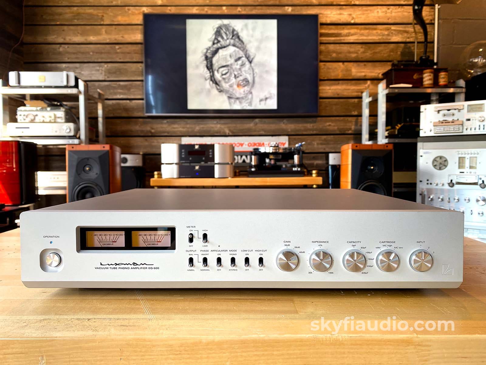 Luxman Eq-500 Tube Phono Preamplifier Mm-Mc - Wow