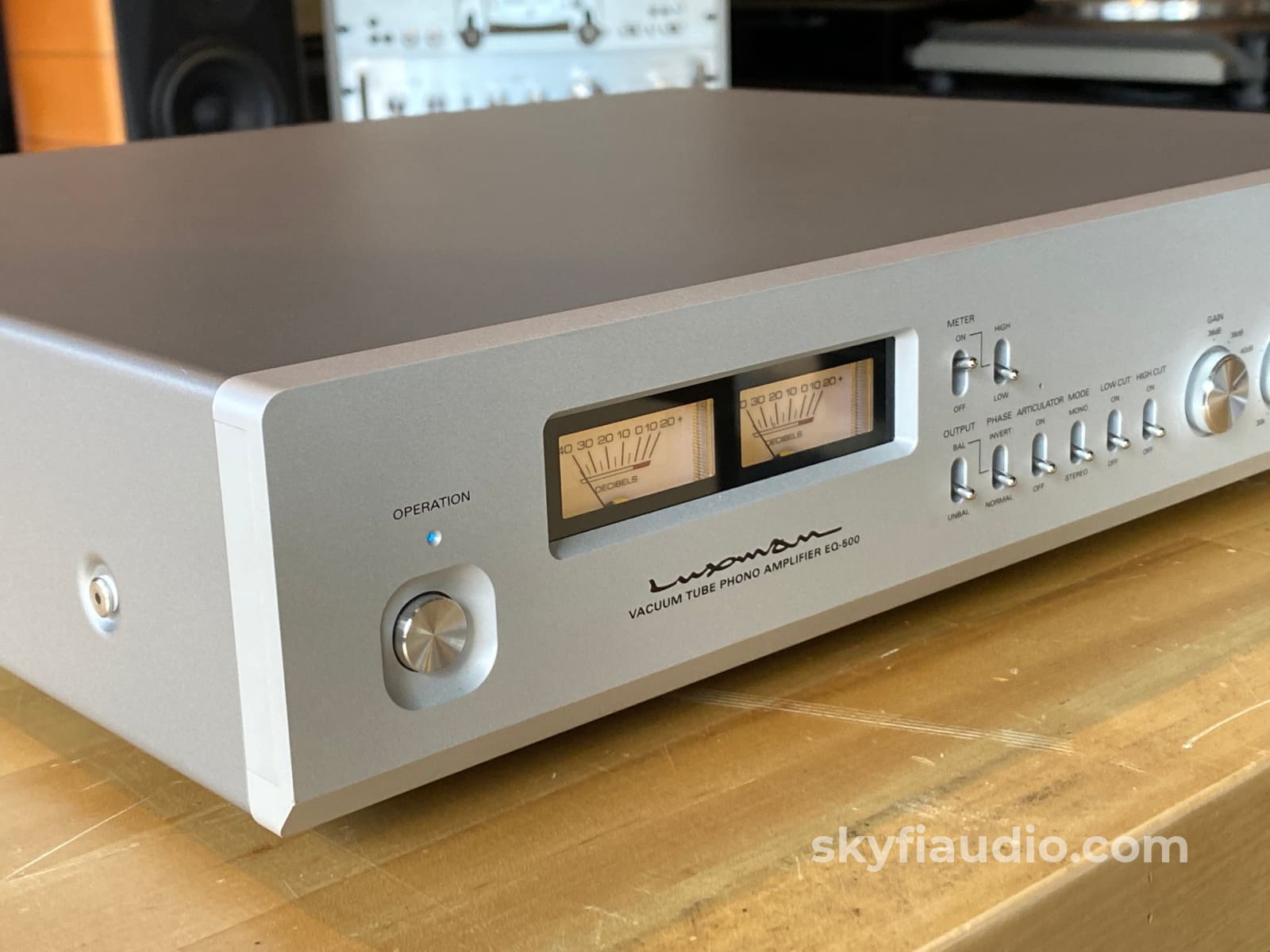 Luxman Eq-500 Tube Phono Preamplifier Mm-Mc - Wow