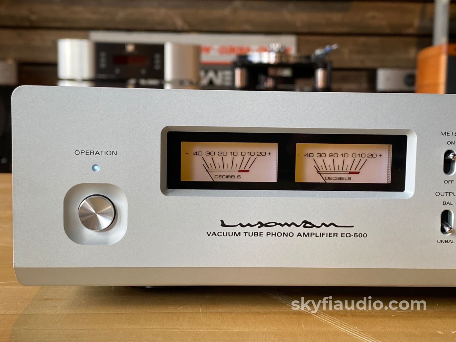 Luxman Eq-500 Tube Phono Preamplifier Mm-Mc - Wow
