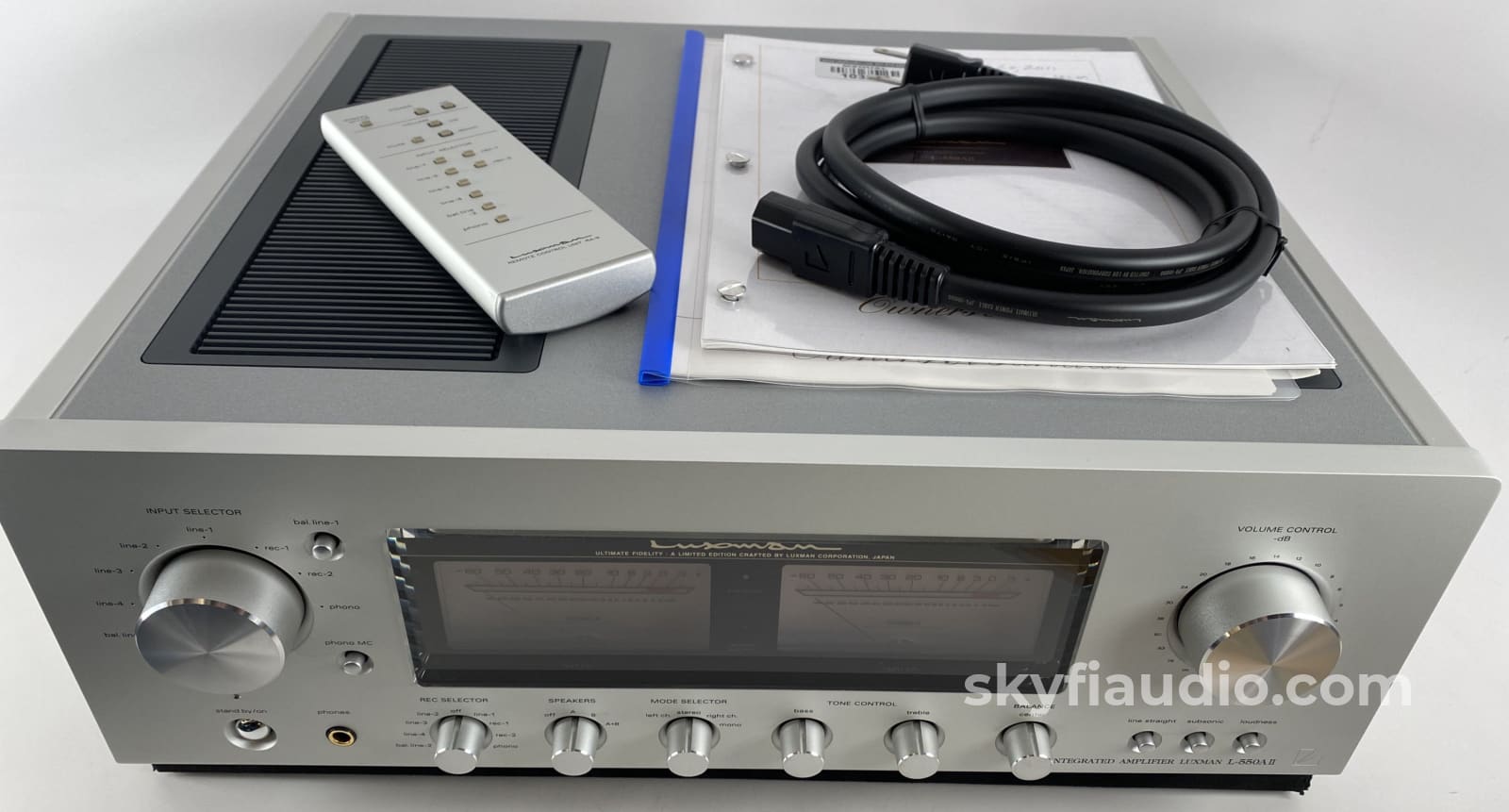 Luxman L-550A Ii Limited Edition Integrated Class A Amplifier With Phono Complete Kit