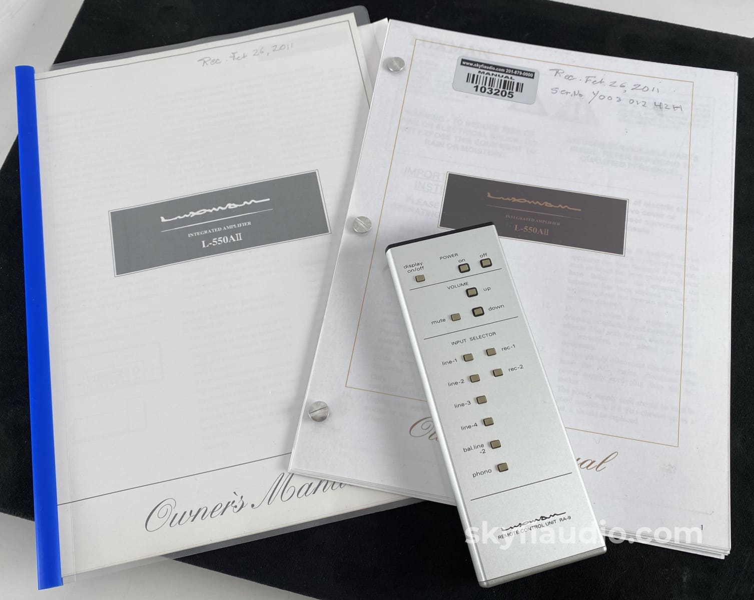 Luxman L-550A Ii Limited Edition Integrated Class A Amplifier With Phono Complete Kit